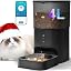 ANDOLL HOME Automatic Cat Feeder,4L Timed Cat＆Dog Dry Food Dispenser