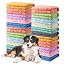 Tatuo 22 Pcs Dog Towels for Drying 20 x 40 Inch Pet Bath Towels Absorbent Microfiber Towel Quick Drying Puppy Bathing Supplies for Small Medium Large Dog Puppy Cat(Blue,Bone Pattern)