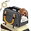 PAWZIDEA Center Console Dog Car Seat, Secure Straps & Anti Slip, Up to 12lb