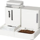 ZOMISIA Automatic Cat Feeder, Gravity Cat Food Dispenser, 0.8Gal x 2, Black