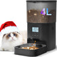 ANDOLL HOME Automatic Cat Feeder,4L Timed Cat＆Dog Dry Food Dispenser