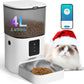 ANDOLL HOME Automatic Cat Feeder,4L Timed Cat＆Dog Dry Food Dispenser
