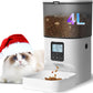 ANDOLL HOME Automatic Cat Feeder,4L Timed Cat＆Dog Dry Food Dispenser