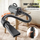 VEVOR 2000W/2.7HP Functional Dog Blow Dryer Single Unit, Pet Grooming Dryer with Adjustable Speed, Hot & Cold Temperature Control, 4 Nozzles, Extendable Connecting Hose, Grey Black