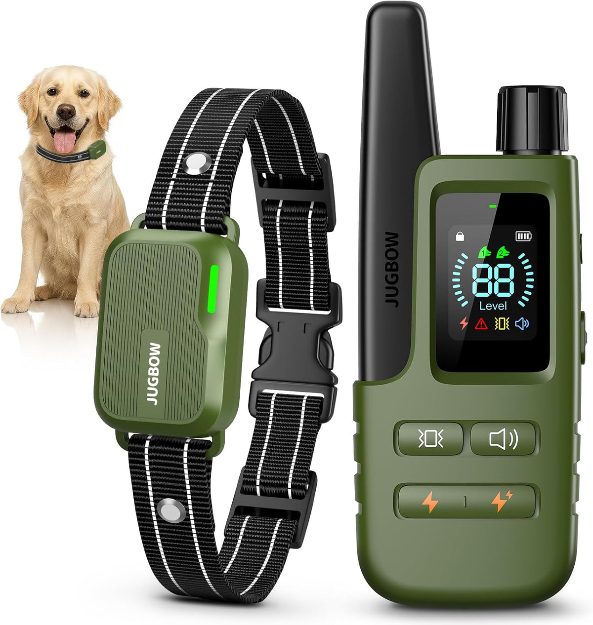 Dog Shock Collar - 4500FT Dog Training Collar with Remote for 10-120lbs Dog