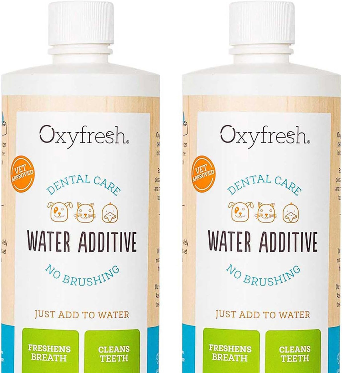 Oxyfresh Premium Pet Dental Care Solution Pet Water Additive: Best Way to Eliminate Bad Dog Breath and Cat Bad Breath - Fights Tartar & Plaque - So Easy, Just Add to Water! Vet Recommended 16 oz.