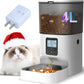 ANDOLL HOME Automatic Cat Feeder,4L Timed Cat＆Dog Dry Food Dispenser