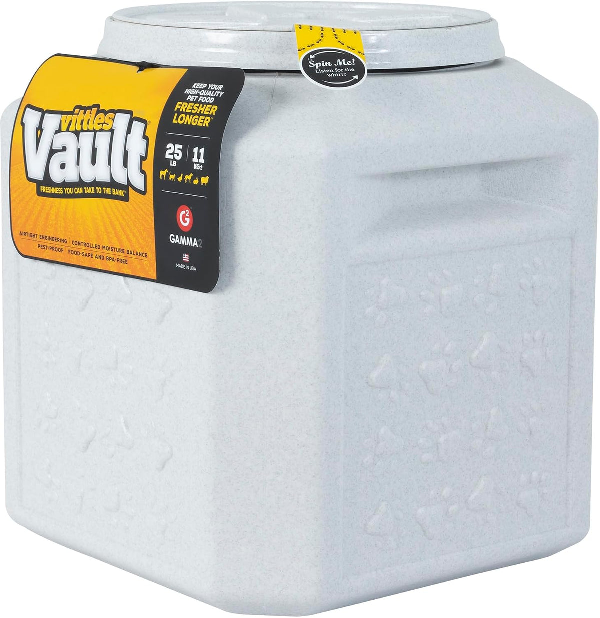 Vittles Vault Airtight Stackable Pet Food Storage Container, Up to 40lbs