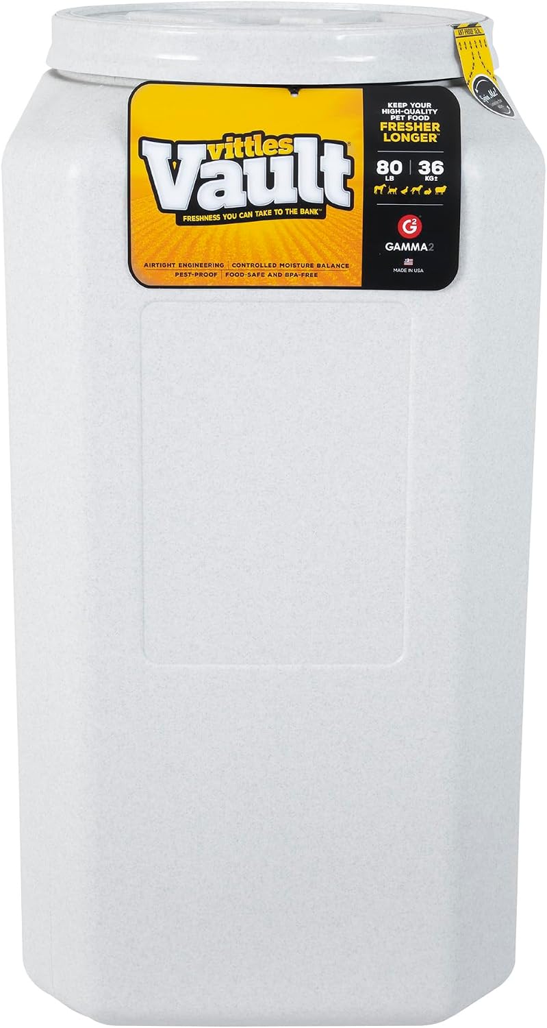 Vittles Vault Airtight Stackable Pet Food Storage Container, Up to 40lbs