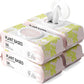 IMMHABI 400 Count Hypoallergenic Dog Wipes, Coconut Plant-Based Pet Wipes
