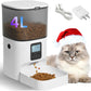 ANDOLL HOME Automatic Cat Feeder,4L Timed Cat＆Dog Dry Food Dispenser