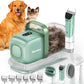 Buenkee Dog Grooming Vacuum Kit, 15000Pa Clipper, Shedding Brush, 2L, White