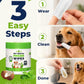 Dog Dental Wipes for Teeth Cleaning, Finger Toothbrush Wipes for Dogs Cats,Dog Teeth Cleaning Wipes Reduce Bad Breath & Plaque Tartar, No-Rinse Daily Oral Care,Dog Toothbrush & Toothpaste Alternatives