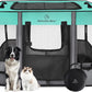 ROMANTIC BEAR Dog Playpen,Foldable Pet Puppy Cat Playpen,M(31"x23"x21")
