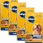 Pedigree Complete Nutrition Adult Dry Dog Food Roasted Chicken, Rice & Vegetable Flavor Dog Kibble, 3.5 lb. Bag (Pack of 4)