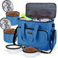BAGLHER Dog Travel Bag, Airline Approved Pet Tote Organizer with Multi-Function Pockets, 2 X Food Storage Containers and 2 X Collapsible Bowls, Perfect Weekend Pet Travel Set for Dog, Cat Black