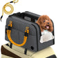PAWZIDEA Center Console Dog Car Seat, Secure Straps & Anti Slip, Up to 12lb