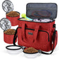 BAGLHER Dog Travel Bag, Airline Approved Pet Tote Organizer with Multi-Function Pockets, 2 X Food Storage Containers and 2 X Collapsible Bowls, Perfect Weekend Pet Travel Set for Dog, Cat Black