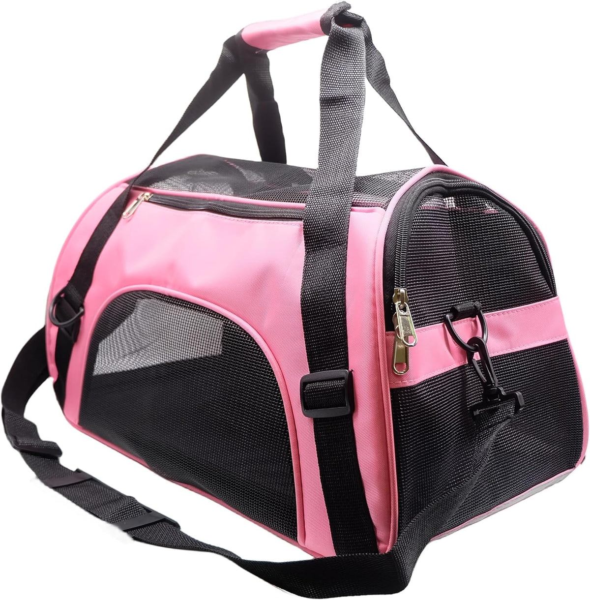 ZaneSun Cat Carrier,Soft-Sided Pet Travel Carrier for Cats,Dogs Puppy Comfort Portable Foldable Pet Bag Airline Approved (Medium-Blue)