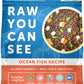 A Better Treat | Allergy Friendly Ocean Blend Dry Dog Food | Raw You Can See | No Chicken, No Grain, No Meal Ingredients | Fish Only Animal Protein |Stomach Soothing Kibble + Freeze Dried Raw Dog Food
