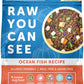 A Better Treat | Allergy Friendly Ocean Blend Dry Dog Food | Raw You Can See | No Chicken, No Grain, No Meal Ingredients | Fish Only Animal Protein |Stomach Soothing Kibble + Freeze Dried Raw Dog Food