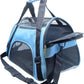 ZaneSun Cat Carrier,Soft-Sided Pet Travel Carrier for Cats,Dogs Puppy Comfort Portable Foldable Pet Bag Airline Approved (Medium-Blue)