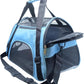 ZaneSun Cat Carrier,Soft-Sided Pet Travel Carrier for Cats,Dogs Puppy Comfort Portable Foldable Pet Bag Airline Approved (Medium-Blue)