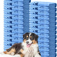 Tatuo 22 Pcs Dog Towels for Drying 20 x 40 Inch Pet Bath Towels Absorbent Microfiber Towel Quick Drying Puppy Bathing Supplies for Small Medium Large Dog Puppy Cat(Blue,Bone Pattern)