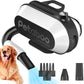 Petaboo Dog Dryer Super Quiet 40db Dog Blow Dryer PetGrooming High-velocity Force Blower with 3 Nozzles Adjustable Speed and Temperature Dog Hair Dryers for Grooming