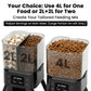 Geoorood Wi-Fi Automatic Cat Feeder, 4L Dual Chamber (2x2L) Dual Bins Handle Dry and Freeze-Dried, App Control, Meal Scheduling, Mix Kibble+Freeze, Removable Bowl Rinses Clean Fast, Battery Powered, Desiccant Bags for Fresh Food, Customizable Portions